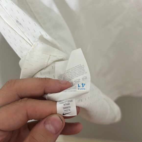 Nike NFL Mens White On Field Raiders Josh Jacobs Short Sleeve Game‎ Jersey Large - Picture 9 of 9